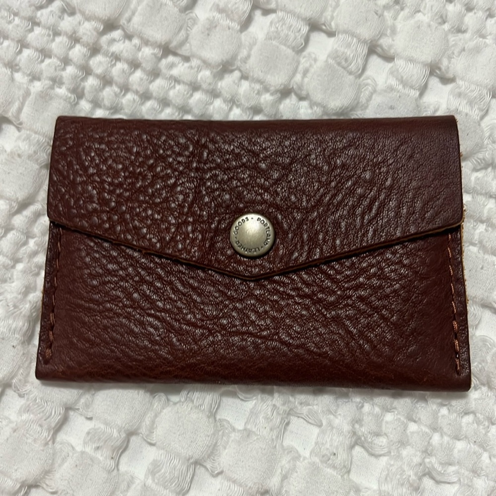 Portland Leather small wallet.  Never used.